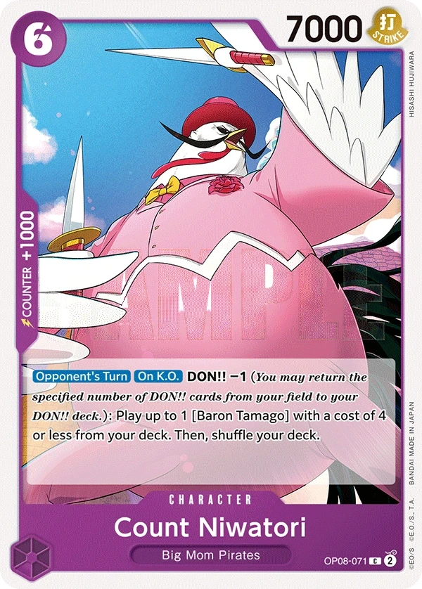 Count Niwatori (OP08-071) One Piece card