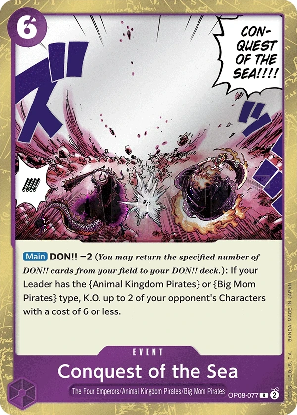 Conquest of the Sea (OP08-077) One Piece card