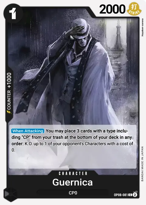 Guernica (OP08-081) One Piece card