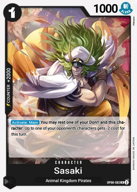 Sasaki (OP08-082) One Piece card
