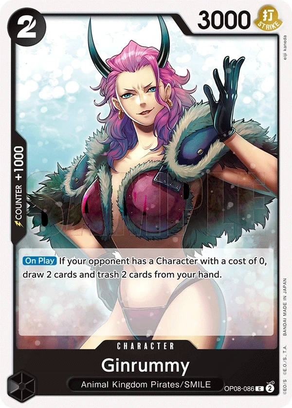 Ginrummy (OP08-086) One Piece card