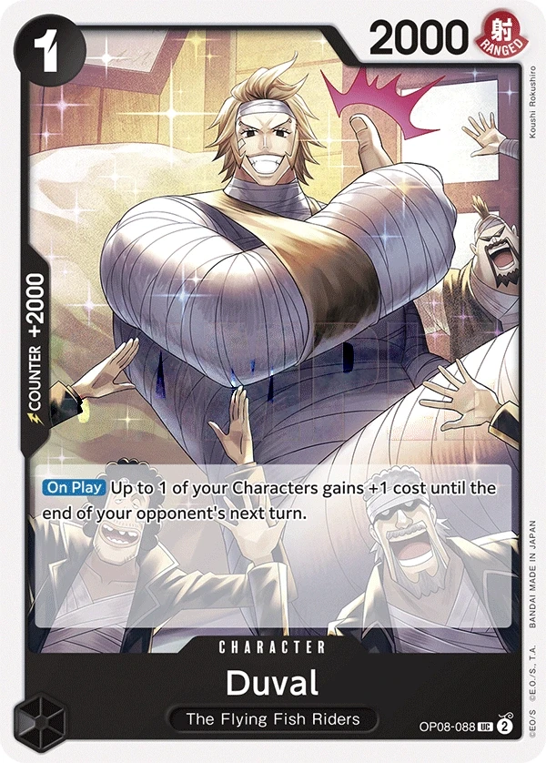 Duval (OP08-088) One Piece card