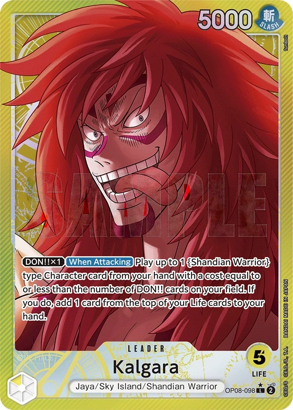 Kalgara (OP08-098_p1) Alt Art One Piece card