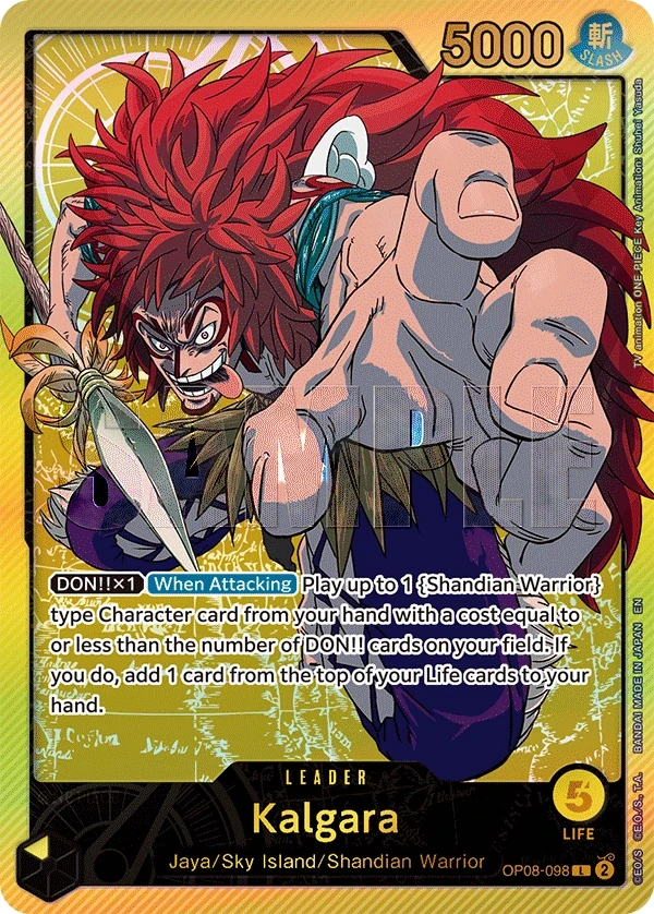 Kalgara (OP08-098_p2) Alt Art One Piece card
