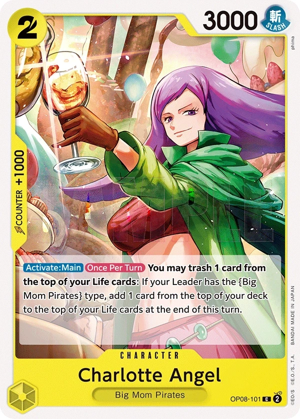 Charlotte Angel (OP08-101) One Piece card