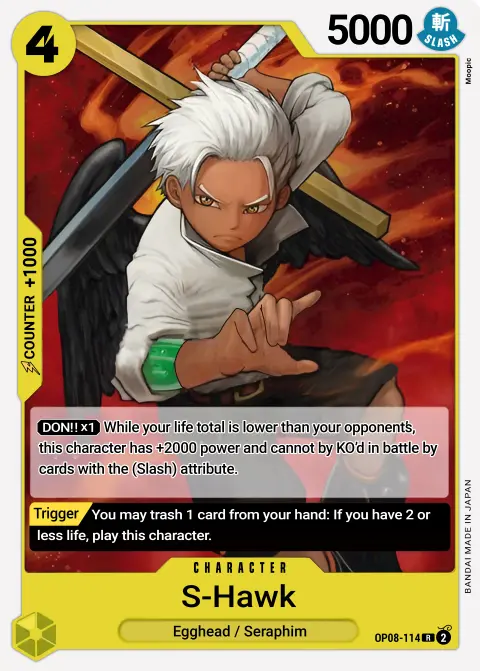 S-Hawk (OP08-114) One Piece card