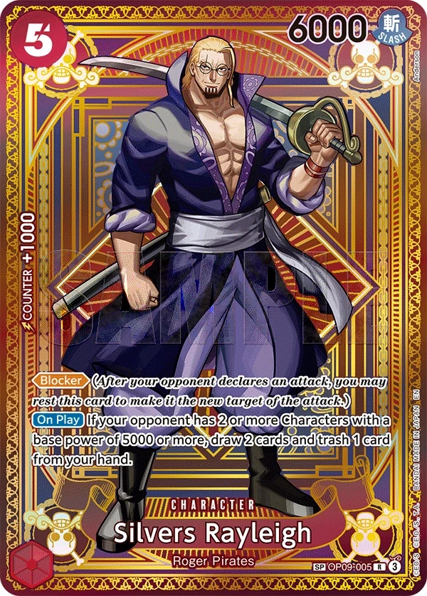 Silvers Rayleigh (OP09-005_p1) SP One Piece card