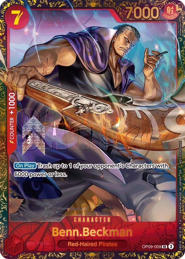 Benn.Beckman (OP09-009_p2) Alt Art One Piece card