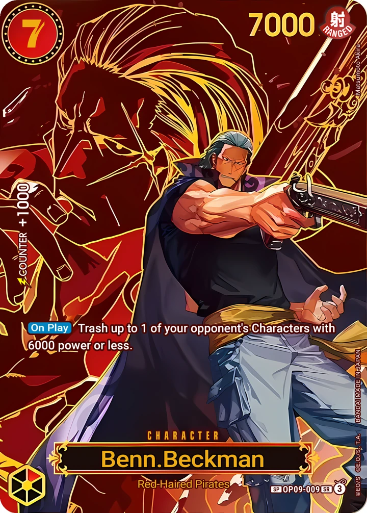 Benn.Beckman (OP09-009_p3) SP One Piece card