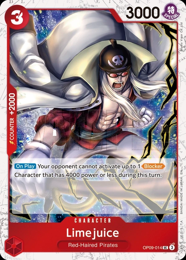Limejuice (OP09-014_p1) Alt Art One Piece card