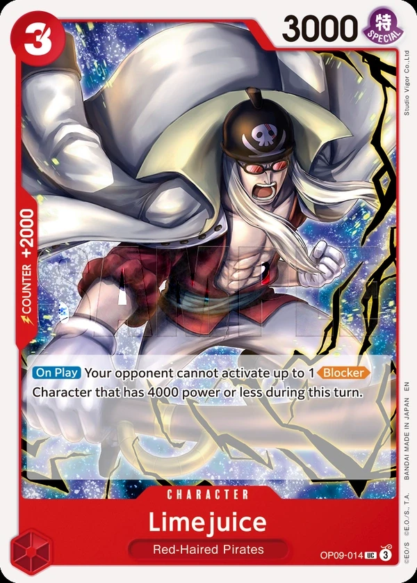 Limejuice (OP09-014_r2) Reprint One Piece card