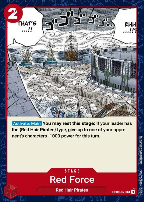 Red Force (OP09-021) One Piece card
