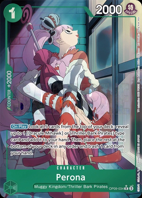Perona (OP09-034_p1) Alt Art One Piece card