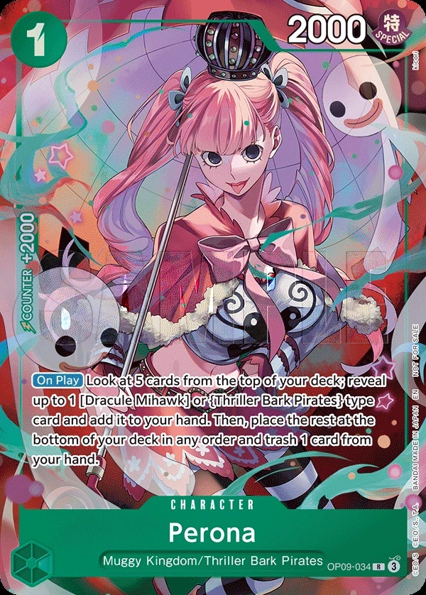 Perona (OP09-034_p2) Alt Art One Piece card