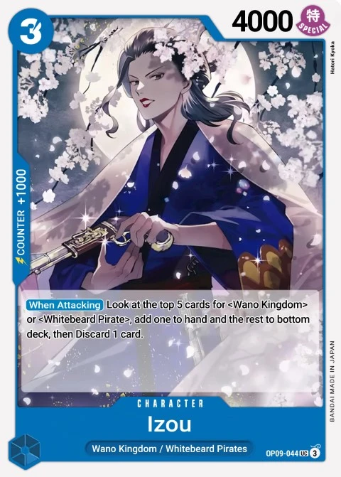 Izo (OP09-044) One Piece Card Game card