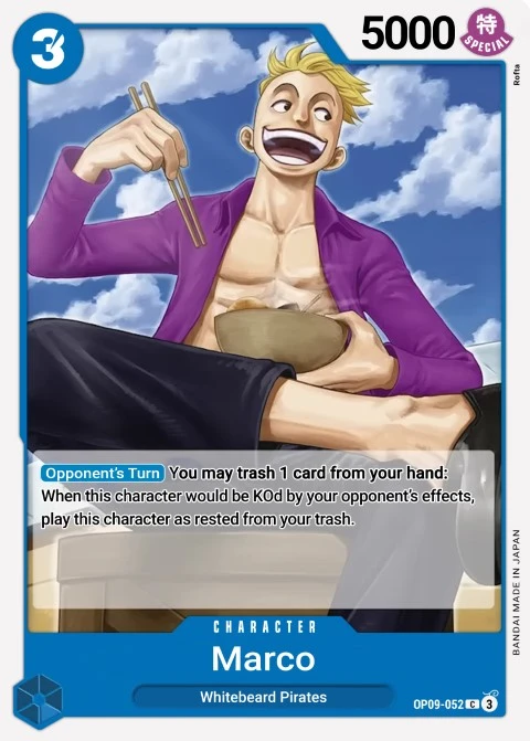 Marco (OP09-052) One Piece card