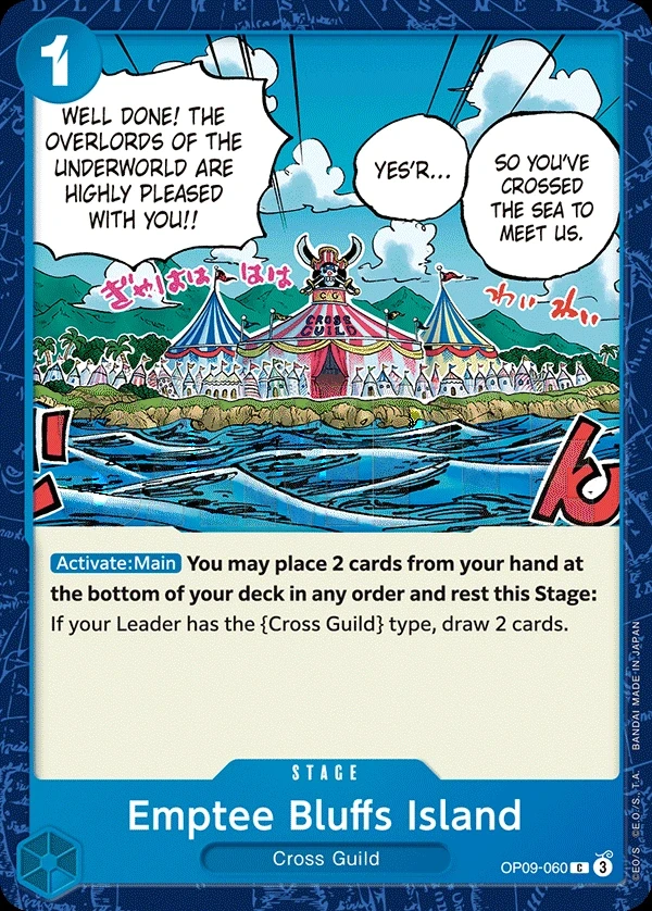 Emptee Bluffs Island (OP09-060) One Piece card