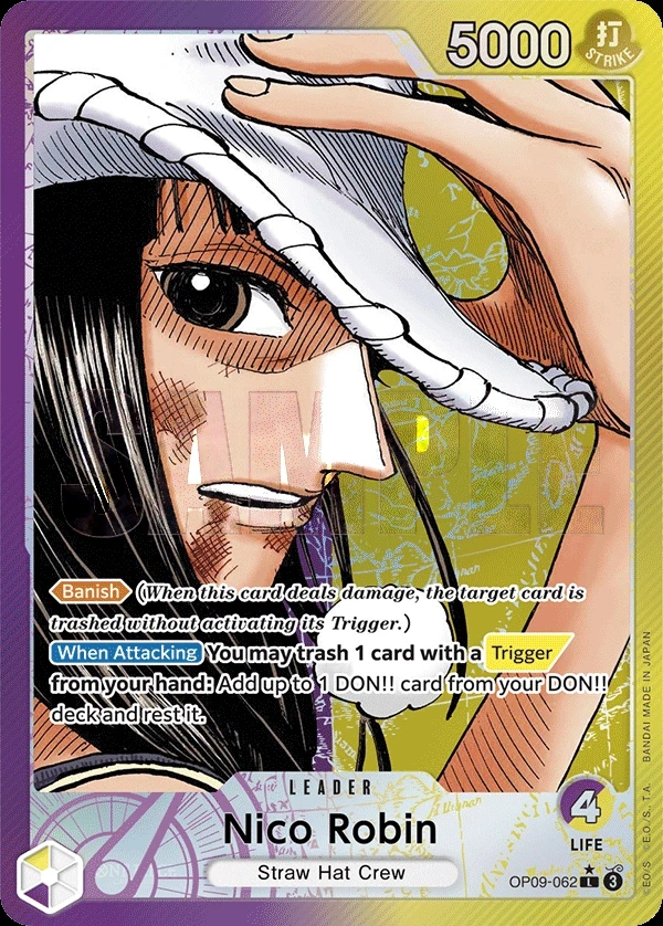 Nico Robin (OP09-062_p1) Alt Art One Piece card