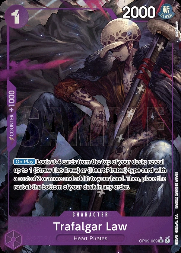 Trafalgar Law (OP09-069_p1) Alt Art One Piece card