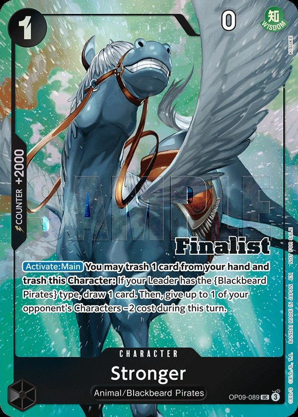 Stronger (OP09-089_p2) Alt Art One Piece card