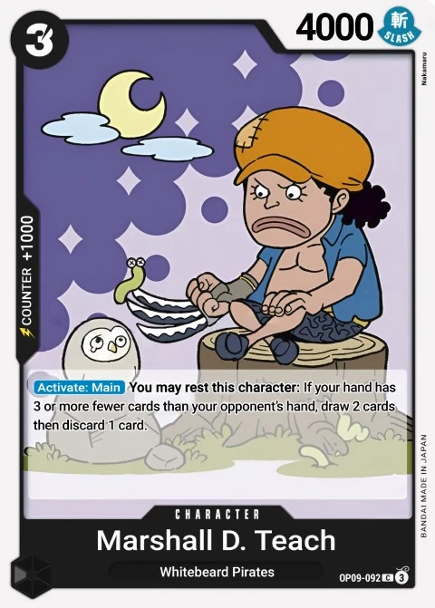 Marshall.D.Teach (OP09-092) One Piece card