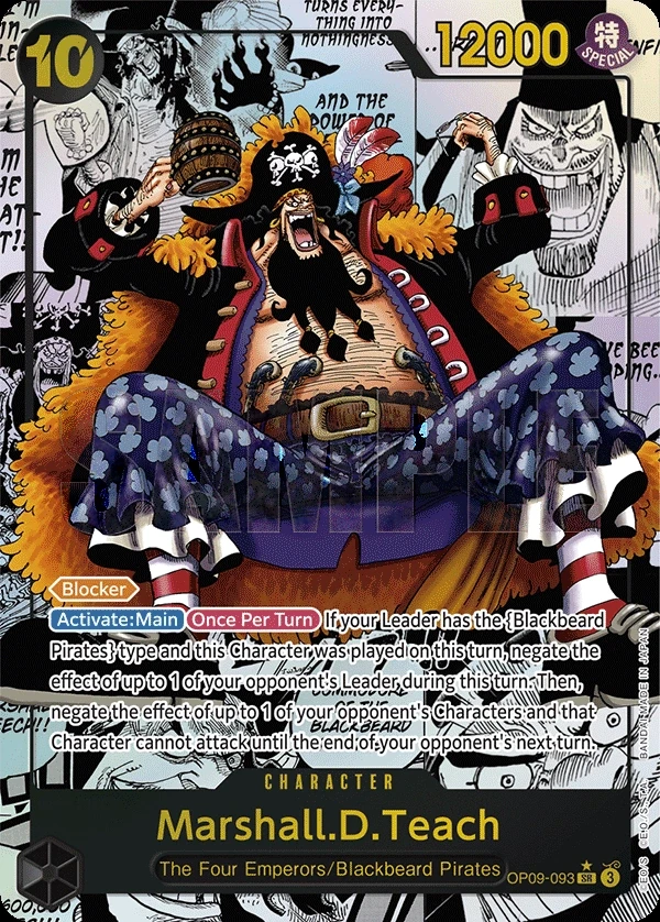 Marshall.D.Teach (OP09-093_p2) Alt Art One Piece card