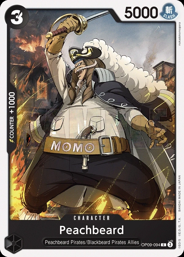 Peachbeard (OP09-094) One Piece card