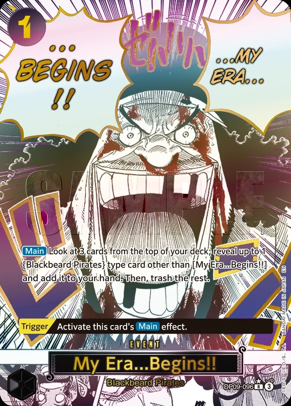 My Era...Begins!! (OP09-096_p1) SP One Piece card