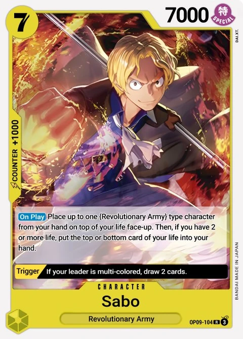 Sabo (OP09-104) One Piece card