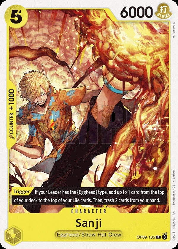Sanji (OP09-105) One Piece card