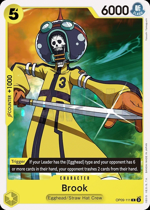 Brook (OP09-111) One Piece card