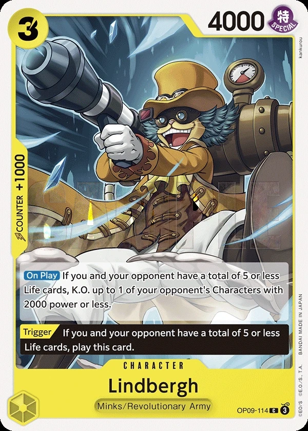 Lindbergh (OP09-114) One Piece card