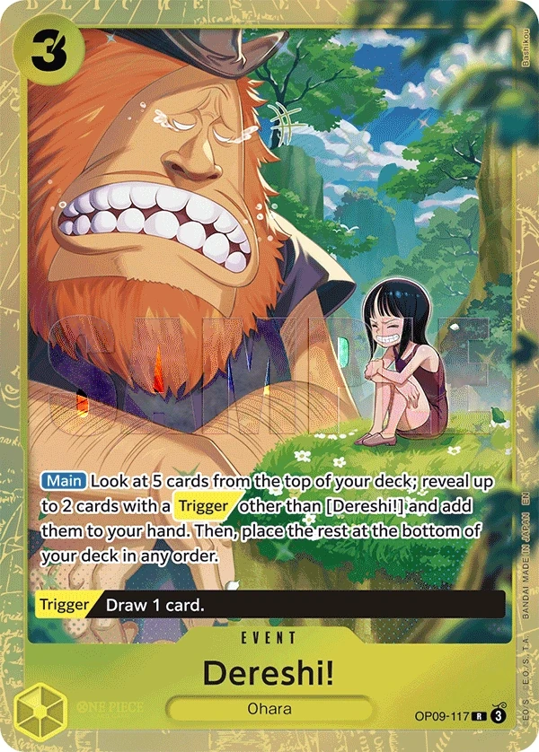 Dereshi! (OP09-117_p1) Alt Art One Piece card