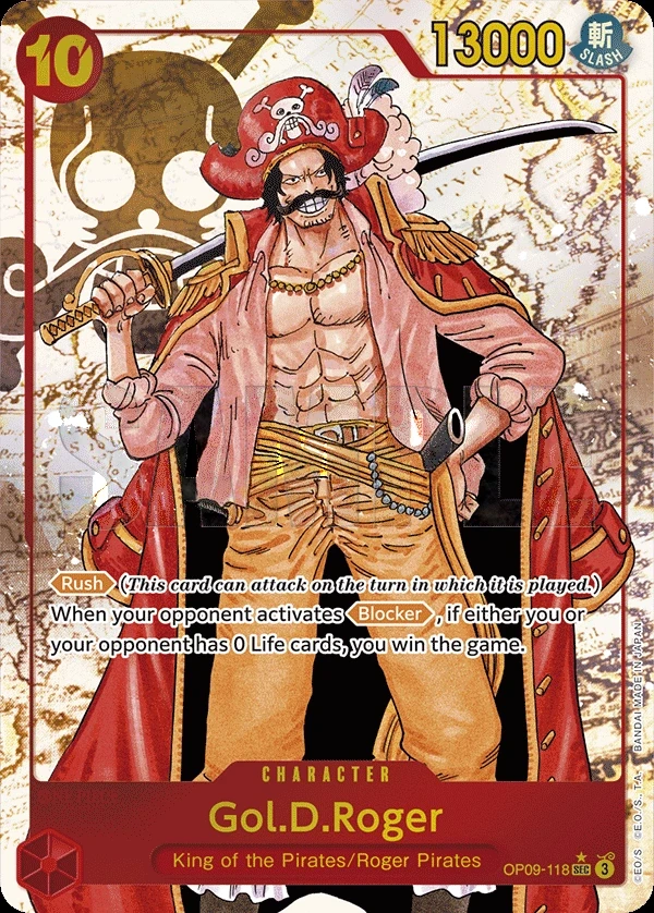 Gol.D.Roger (OP09-118_p1) Alt Art One Piece card