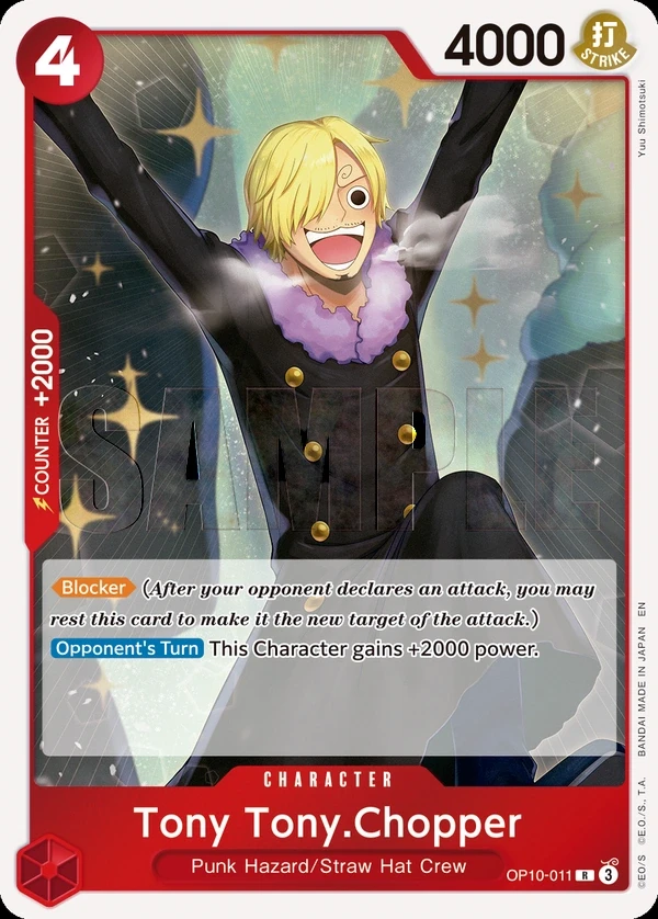 Tony Tony.Chopper (OP10-011_r1) Reprint One Piece card