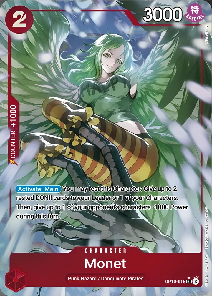 Monet (OP10-016_p1) Alt Art One Piece card