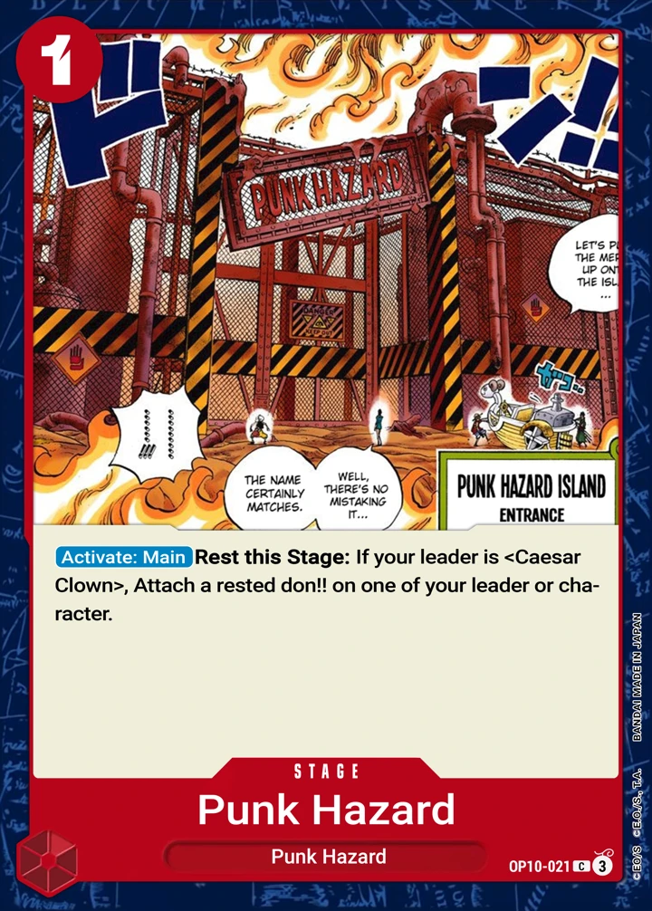 Punk Hazard (OP10-021) One Piece card