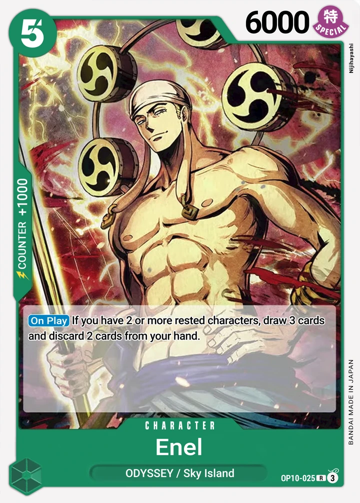 Enel (OP10-025) One Piece card