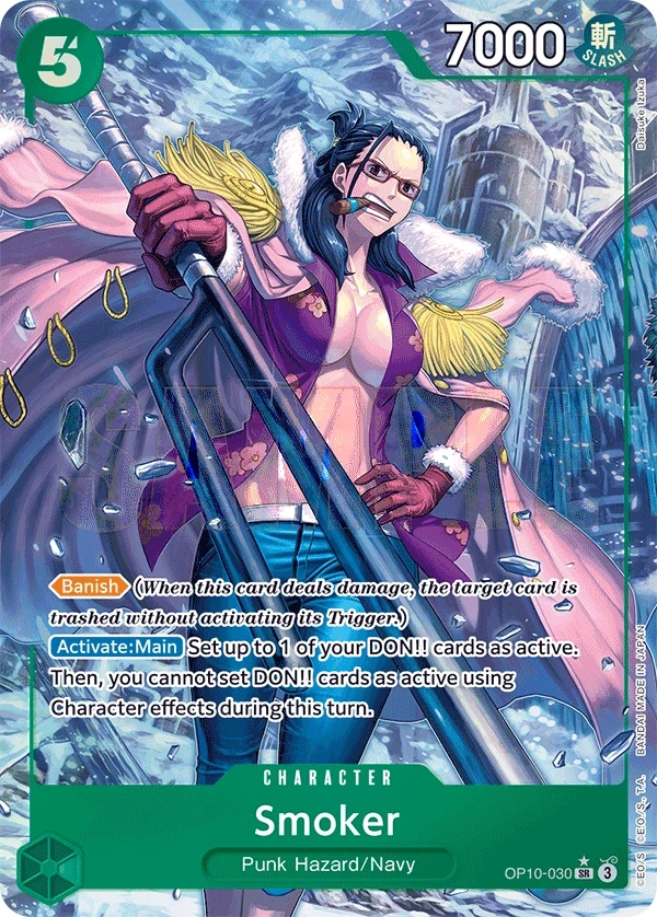 Smoker (OP10-030_p1) Alt Art One Piece card