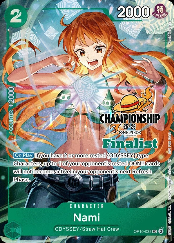 Nami (OP10-033_p2) Alt Art One Piece card