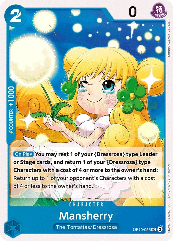 Mansherry (OP10-056) One Piece card