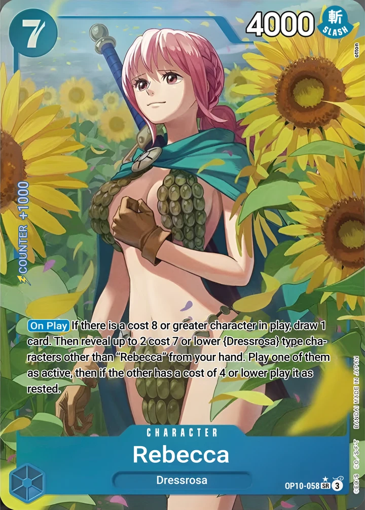 Rebecca (OP10-058_p1) Alt Art One Piece card