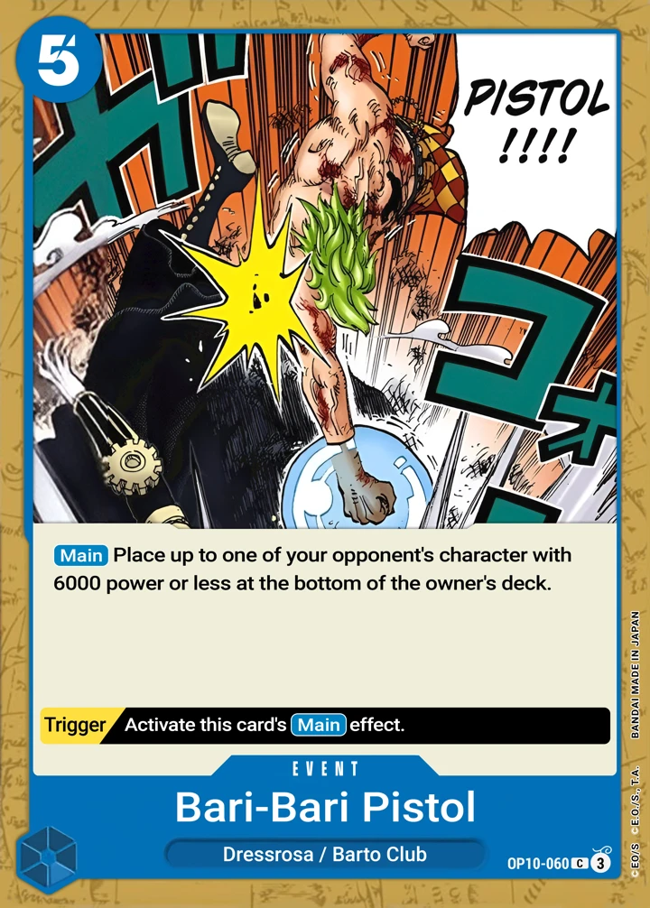 Barrier-Barrier Pistol (OP10-060) One Piece card