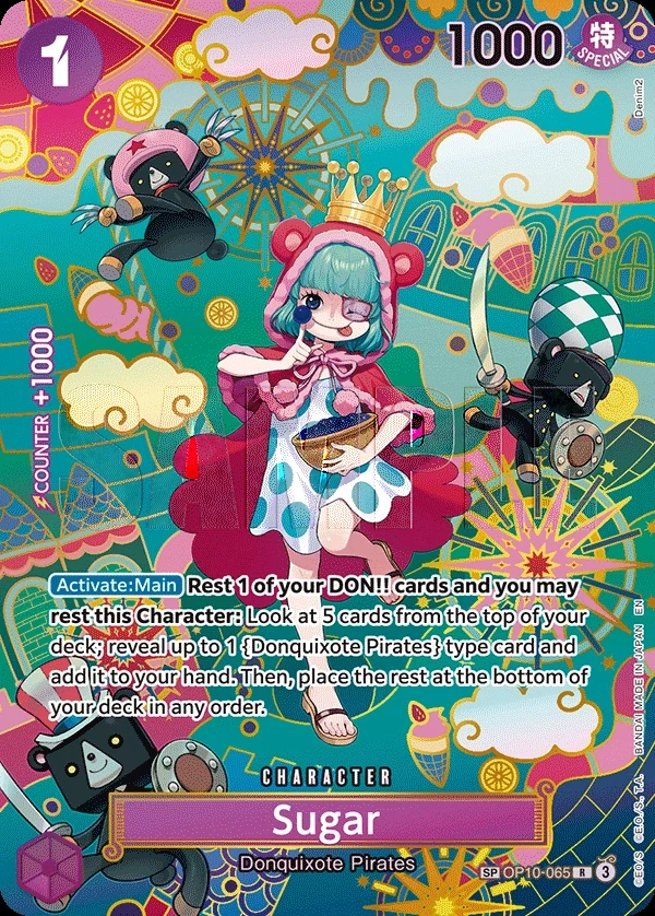Sugar (OP10-065_p1) SP One Piece card