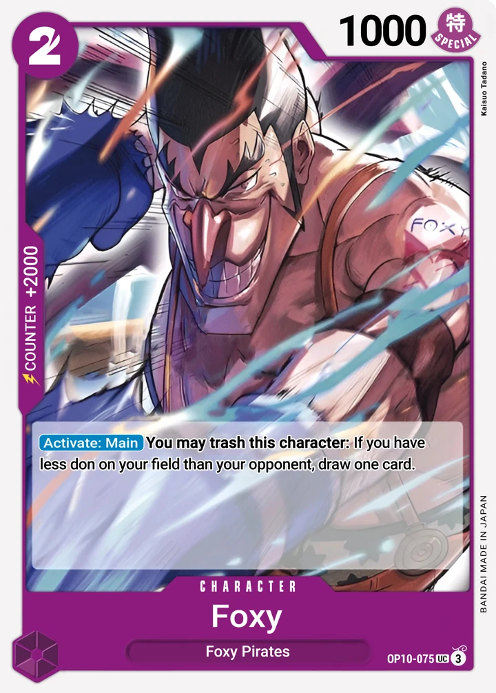 Foxy (OP10-075) One Piece card
