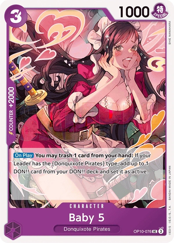 Baby 5 (OP10-076) One Piece card