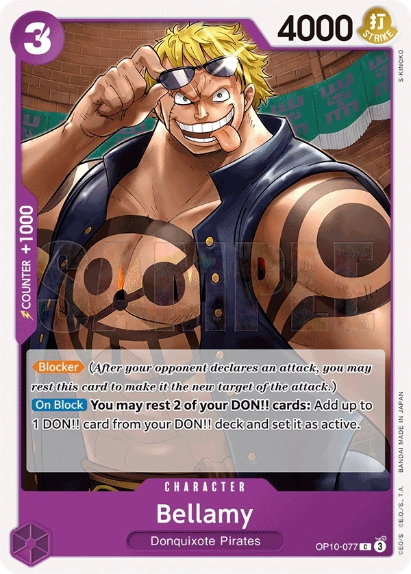 Bellamy (OP10-077) One Piece card