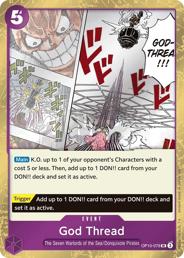 God Thread (OP10-079_p1) Alt Art One Piece card