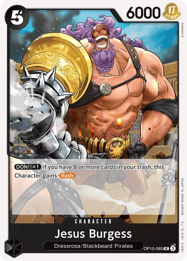 Jesus Burgess (OP10-085) One Piece card