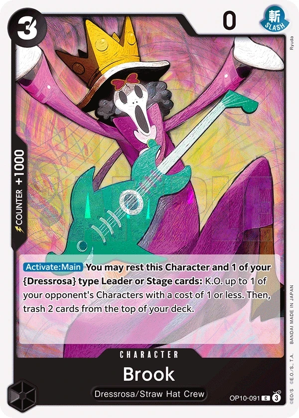 Brook (OP10-091) One Piece card